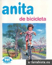 Anita de bicicleta