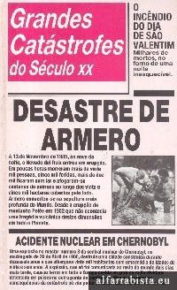 Grandes Cat�strofes do S�culo XX