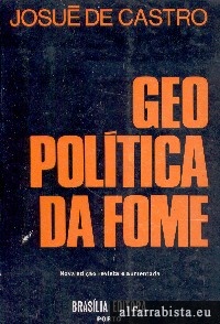 Geo Poltica da Fome