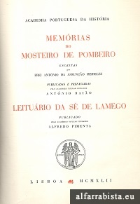 Mem�rias do Mosteiro de Pombeiro