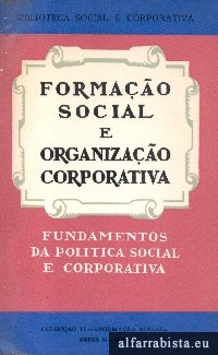Forma��o social e organiza��o corporativa