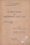 O Brevirio do Intrprete das Leis