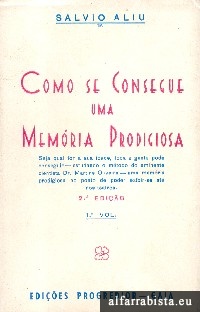 Como se consegue uma memria prodigiosa - 2 Volumes