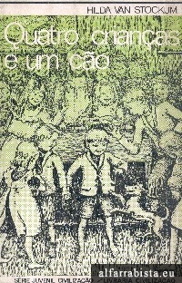 Quatro crian�as e um c�o