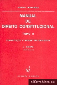 Manual de Direito Constitucional - Tomo II