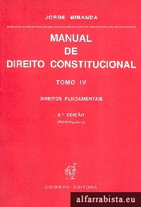 Manual de Direito Constitucional - Tomo IV