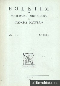 Boletim da Sociedade Portuguesa de Ci�ncias Naturais - Vol. XV
