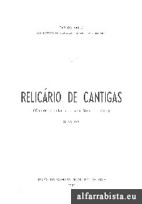 Relic�rio de Cantigas - II Vol.