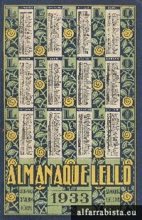 Almanaque Lello - 1933