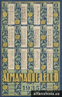 Almanaque Lello - 1935