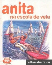 Anita na escola de vela