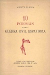 10 Poesias sobre a Guerra Civil Espanhola