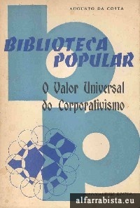 O valor universal do Corporativismo