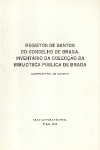 Registo de Santos do Concelho de Braga