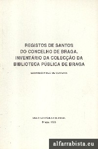 Registo de Santos do Concelho de Braga