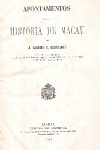 Apontamentos para a Histria de Macau