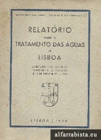 Relatrio sobre o Tratamento das guas de Lisboa