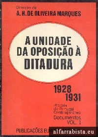 A unidade da oposi��o � ditadura
