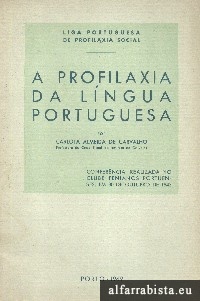 A profilaxia da l�ngua portuguesa