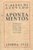 Apontamentos - F. Alves de Azevedo