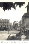 Postal Antigo - Vigo - Estatua de Elduayen y Hoteles Continental y Universal