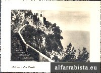 Postal Antigo - Anacapri - San Michele
