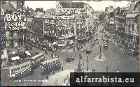 Postal Antigo - London - Piccadilly Circus