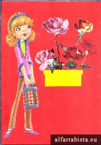 Postal Antigo - Menina