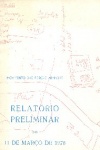 Relat�rio preliminar do 11 de Mar�o de 1975