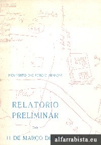 Relat�rio preliminar do 11 de Mar�o de 1975