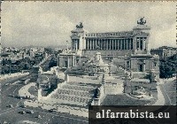 Postal Antigo - Roma - Mon. Vittorio Emanuele II