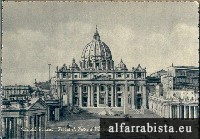 Postal Antigo - Citt del Vaticano - Piazza S. Pietro e Basilica