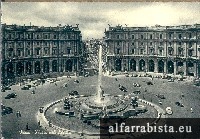 Postal Antigo - Roma - Piazza dell'Esedra