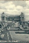 Postal Antigo - Roma - Piazza Venezia e mon. a Vitt. Emanuele II