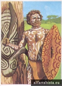 40 Cromos da Caderneta Homens - Ra�as e Costumes