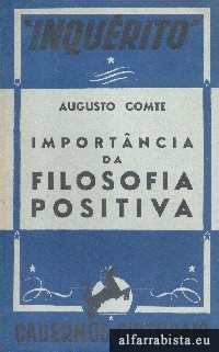 Importncia da filosofia positiva