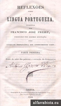 Reflex�es sobre a L�ngua Portuguesa