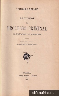 Recursos em Processo Criminal