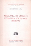 Miscelânia de Língua e Literatura Portuguesa Medieval