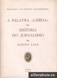 A Palavra "Lisboa" na Histria do Jornalismo