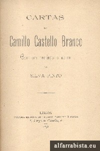 Cartas de Camillo Castello Branco