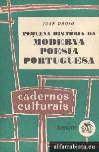 Pequena Histria da Moderna Poesia Portuguesa