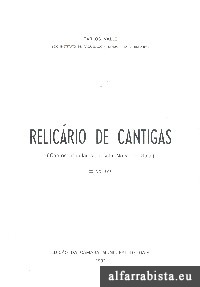 Relicrio de Cantigas - II Vol.