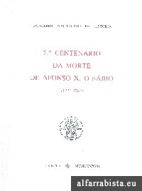 7. Centenrio da morte de Afonso X, O Sbio